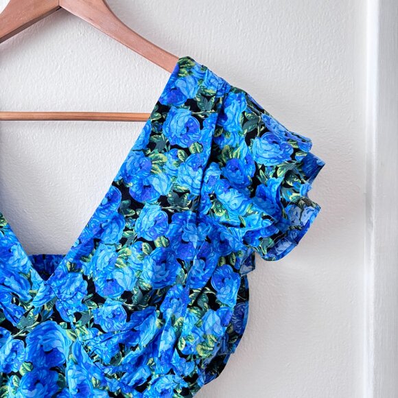 English Factory Printed Open Back Maxi Dress - Picture 8 of 12